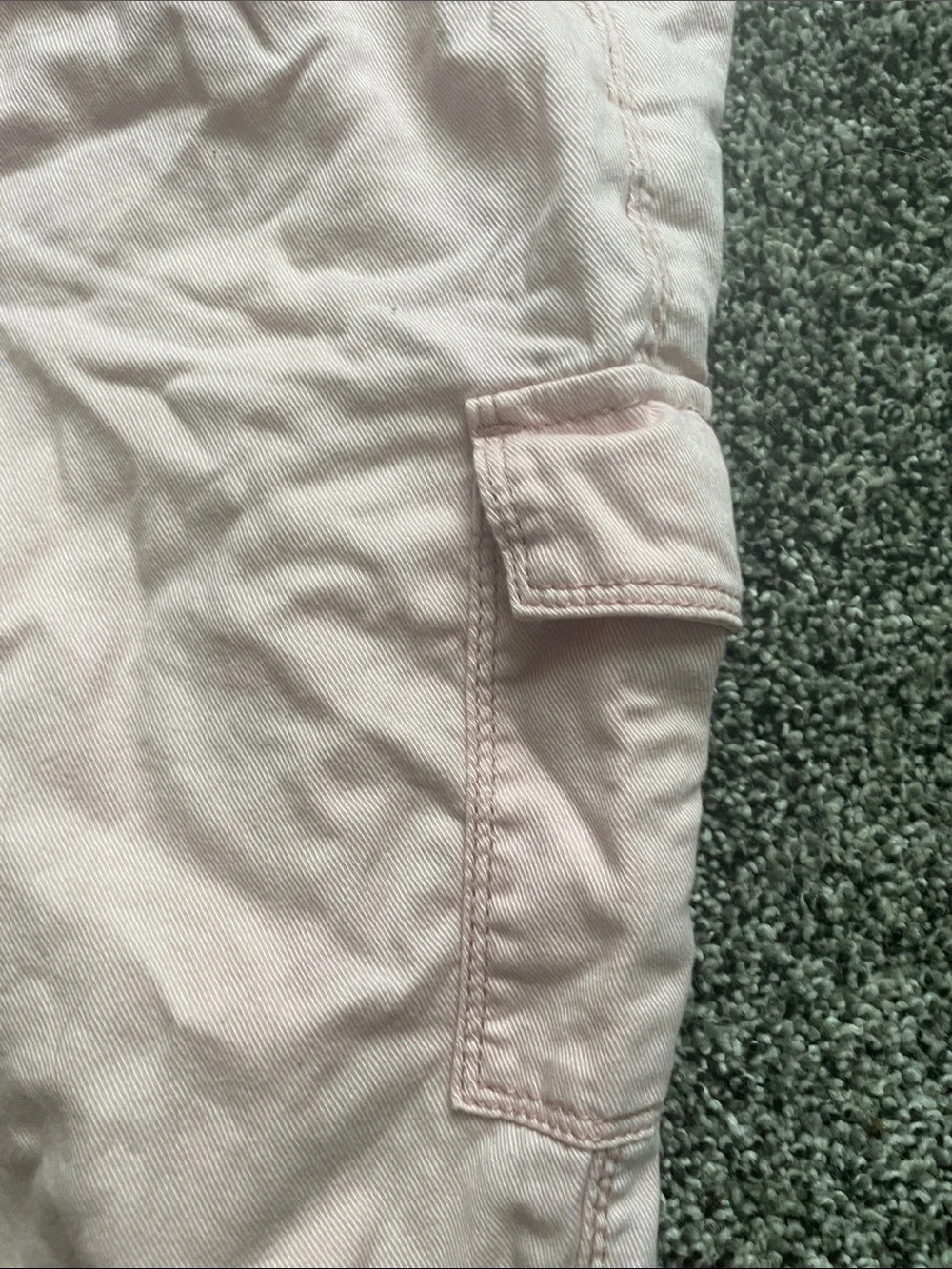 Justice Light Pink Cargo Jogger Pants for Kids